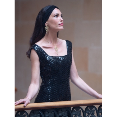 ISABEL GUARCH COLLAR MODERNISMO 1903 ORO Y DIAMANTE